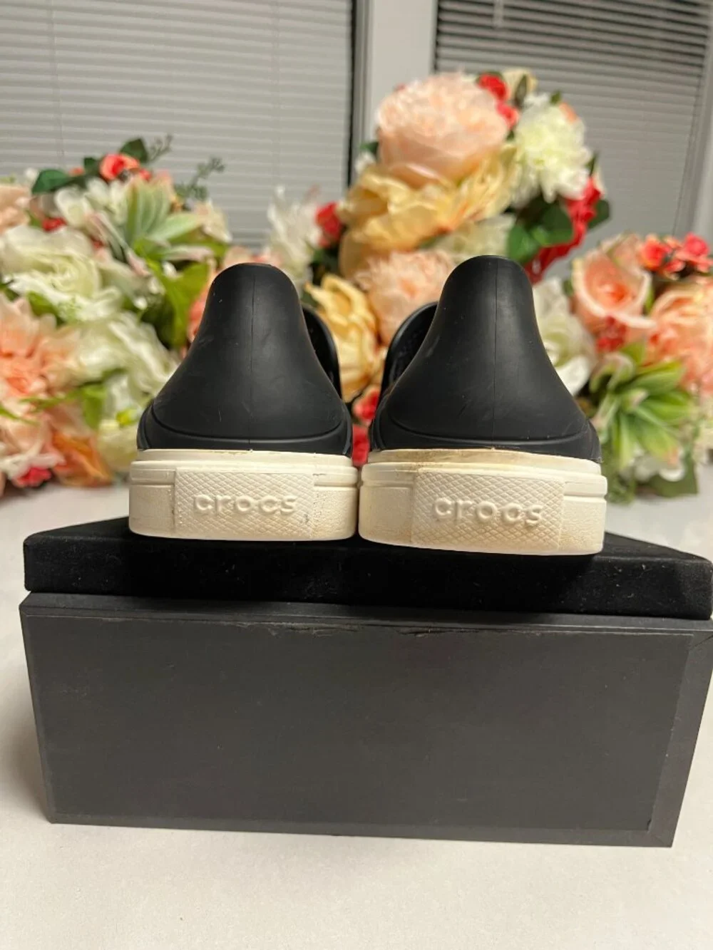 Crocs Black Slip On Shoes Kids Big Kid 5 Estimated